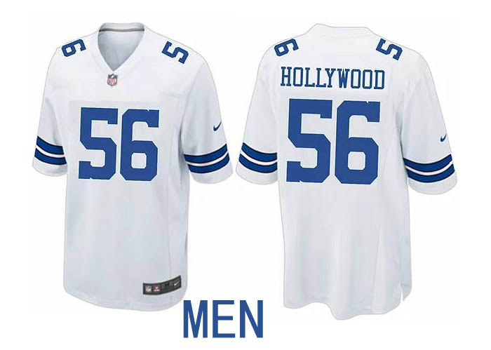 Men Dallas Cowboys #56 Hollywood Henderson White Throwback NFL Game Jerseys->baltimore ravens->NFL Jersey